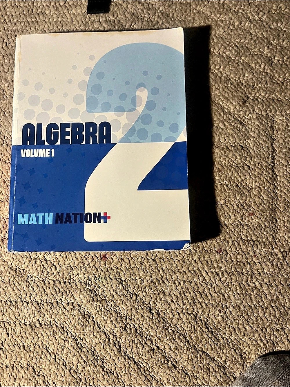 Math Nation Algebra 2 Volume 1 Textbook Blue